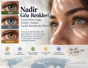 Nadir Göz Renkleri: Gözler Neden Farklı Renklerde Olur?